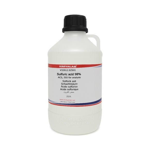 Kimyalab Sülfürik Asit %98 2.5L - Sulfuric Acid H2SO4