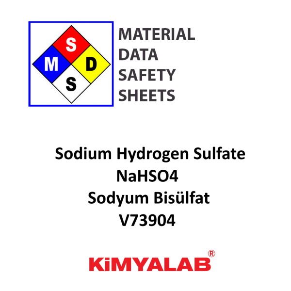 Kimyalab Sodyum Bisülfat MSDS Belgesi - Sodium Hydrogen Sulfate