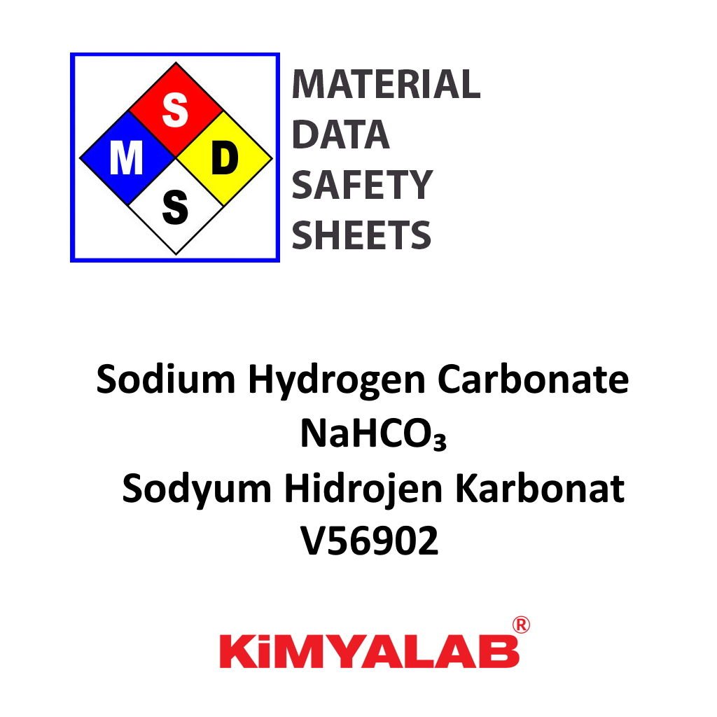 Kimyalab Sodyum Hidrojen Karbonat MSDS Belgesi - Sodyum Bikarbonat