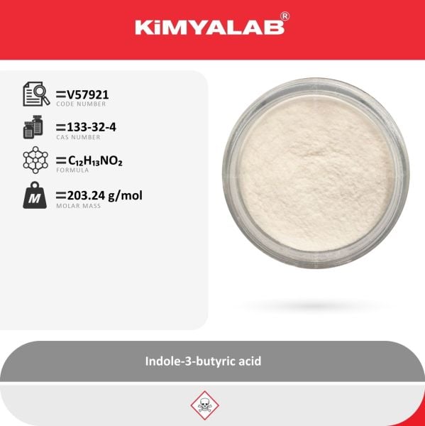 Kimyalab İndol-3-Bütirik Asit 500g - Indole-3-Butyric Acid For Biochemistry