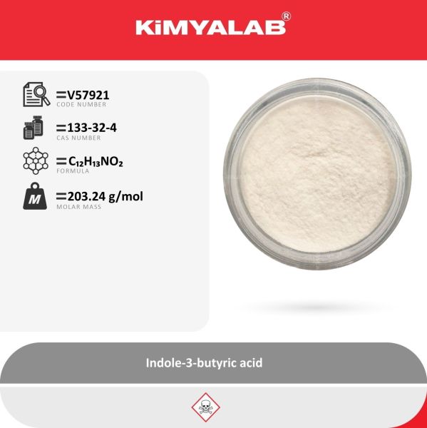 Kimyalab İndol-3-Bütirik Asit 50g - Indole-3-Butyric Acid For Biochemistry