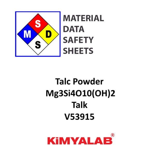 Kimyalab Talk Toz Pudra MSDS Belgesi - Talc Powder