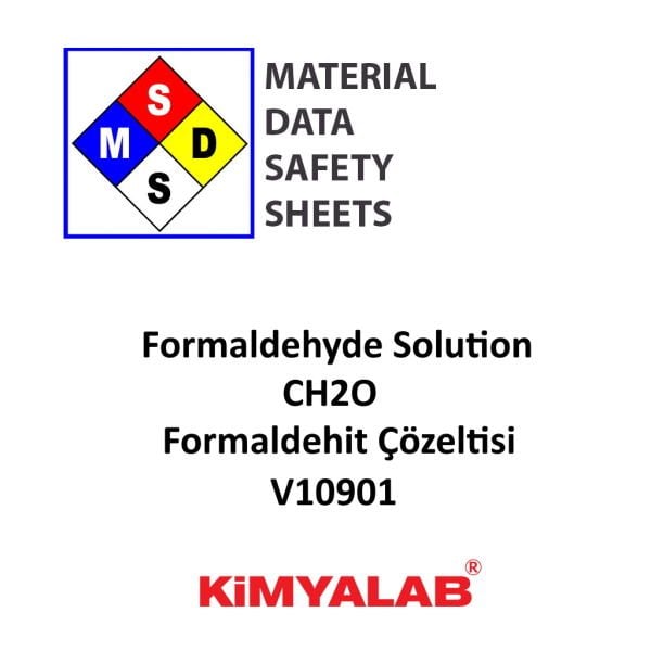 Kimyalab Formaldehit MSDS Belgesi - Formaldehyde