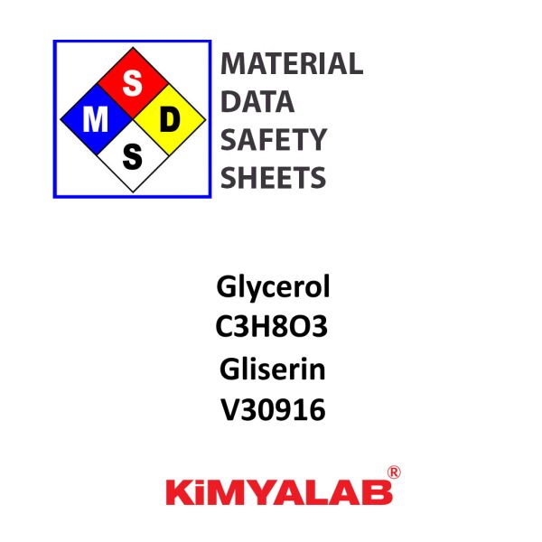 Kimyalab Gliserin MSDS Belgesi - Glycerol