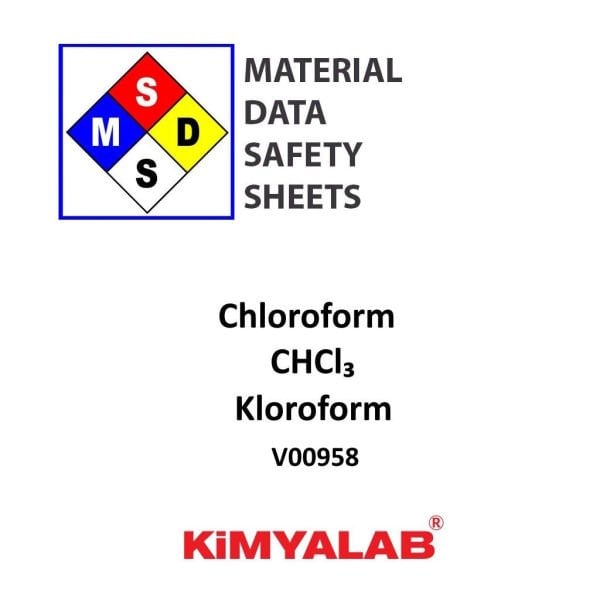 Kimyalab Kloroform MSDS Belgesi - Chloroform