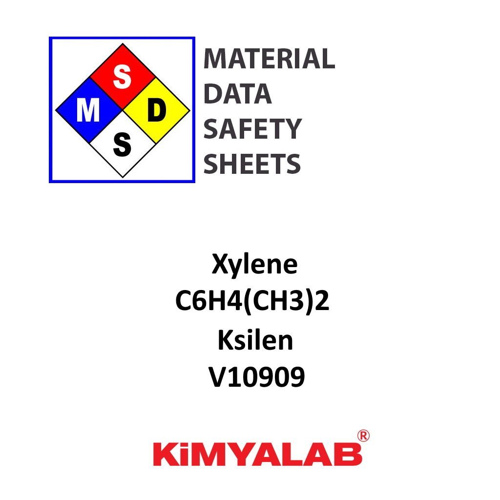 Kimyalab Ksilen MSDS Belgesi - Saf Fırın Tineri Xylene