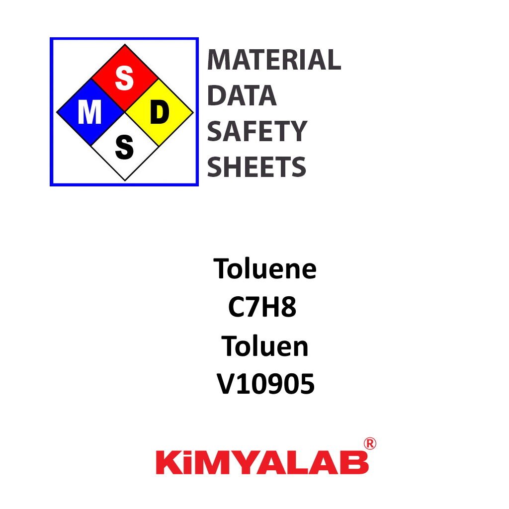 Kimyalab Toluen MSDS Belgesi - Metil Benzen Toluene