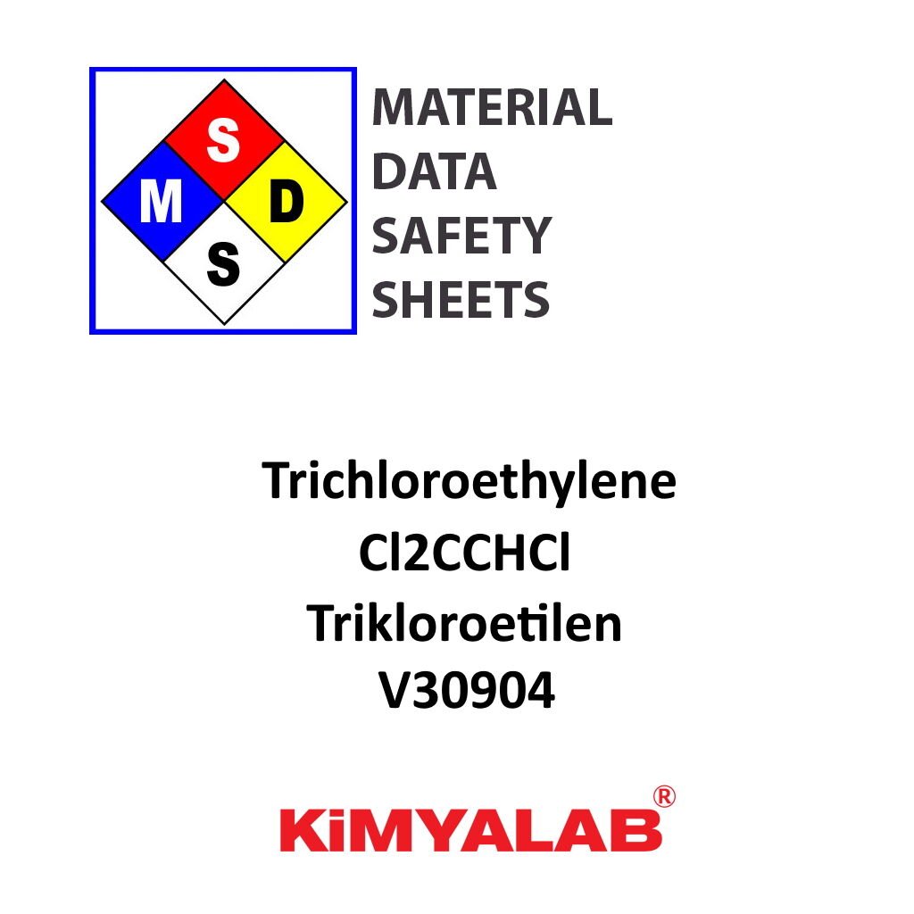 Kimyalab Trikloroetilen MSDS Belgesi - Trichloroethylene