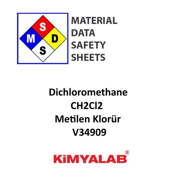 Kimyalab Metilen Klorür Diklorometan MSDS Belgesi - Dichloromethane