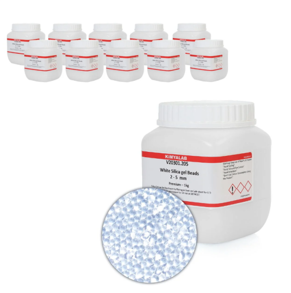 Silikajel Beyaz Nem Alıcı 1Kg - Rutubet Küf Önleyici 10 Adet