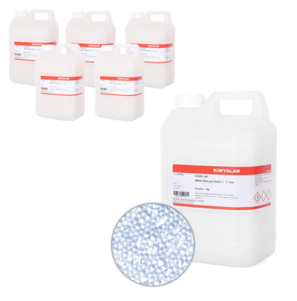 Silikajel Beyaz Nem Alıcı 4Kg Dökme - Silicagel 5Adet Toptan