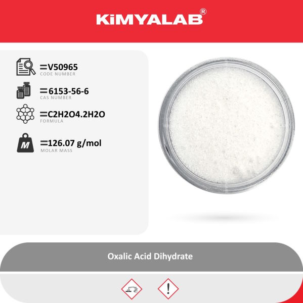 Kimyalab Oksalik Asit 1 Kg - Oxalic Acid Dihydrate