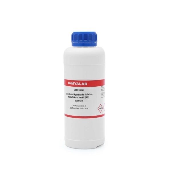 Kimyalab Sodyum Hidroksit Çözeltisi 1N - Sodium Hydroxide 1L Şişe NaOH