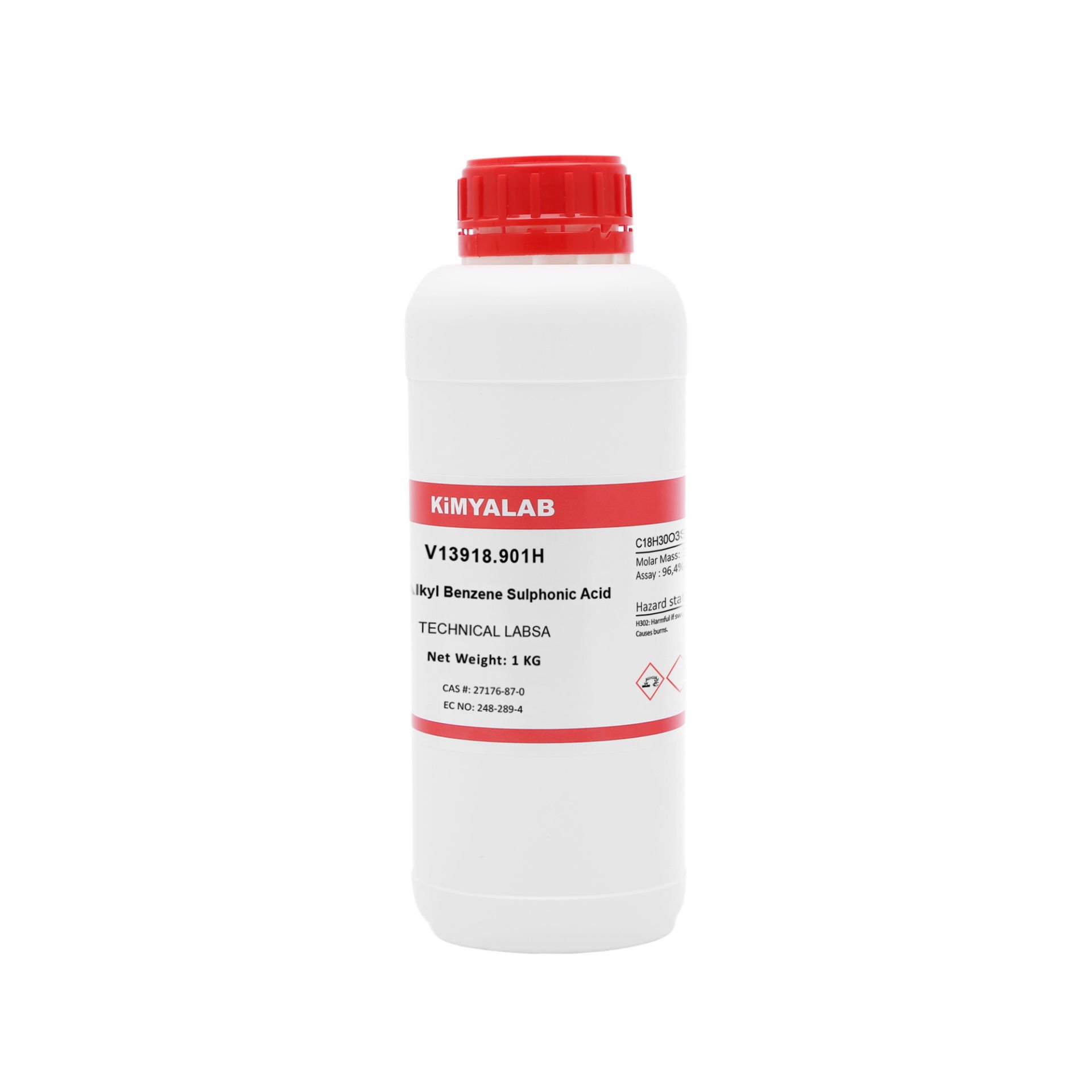Kimyalab Lineer Alkil Benzen Sülfonik Asit - LABSA 1Kg - Linear Alkyl Benzene Sulphonic Acid