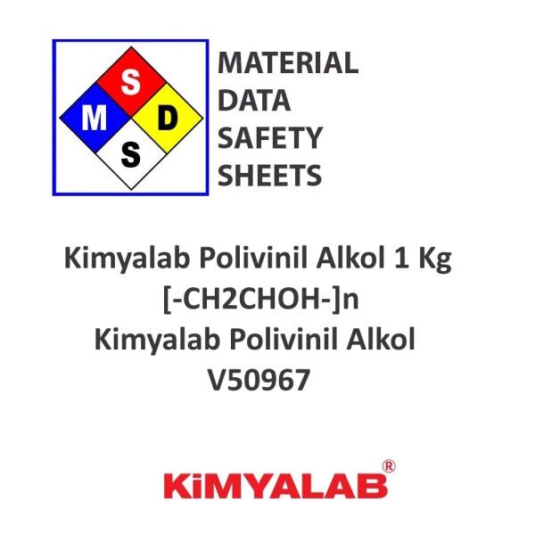 Kimyalab  Polivinil Alkol MSDS Belgesi - Polyvinyl Alcohol Powder