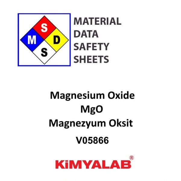 Magnezyum Oksit MSDS - Magnesium Oxide MgO - E530
