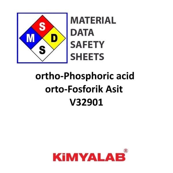 Kimyalab orto-Fosforik Asit MSDS Belgesi ortho-Phosphoric acid