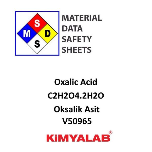 Kimyalab Oksalik Asit MSDS Belgesi- Oxalic Acid