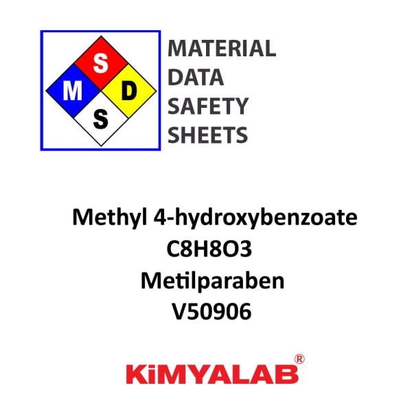 Kimyalab Metilparaben MSDS Belgesi- Methyl 4-hydroxybenzoate
