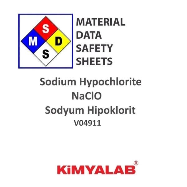 Kimyalab Sodyum Hipoklorit Çözeltisi MSDS Belgesi - Sodium Hypochloride