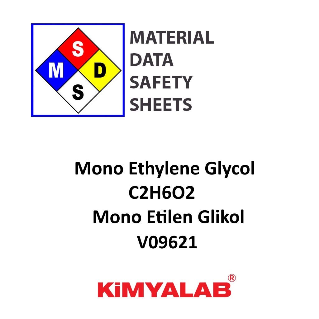 Kimyalab Mono Etilen Glikol MSDS- Ethylene Glycol