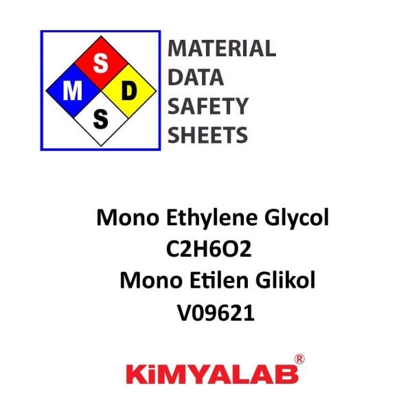 Kimyalab Mono Etilen Glikol MSDS- Ethylene Glycol