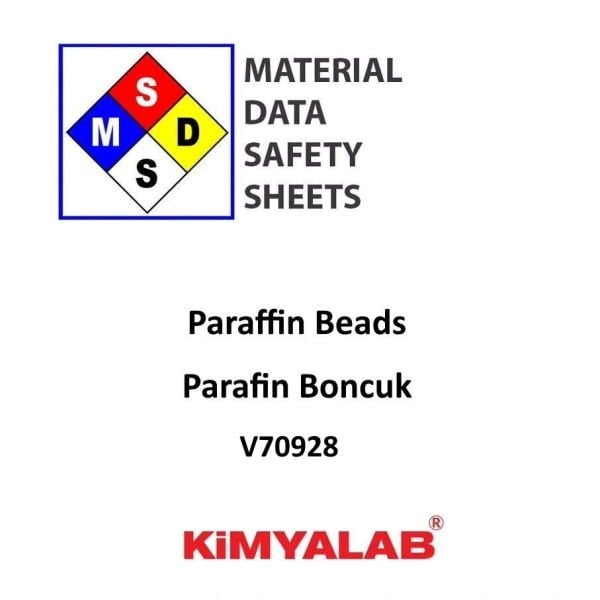 Parafin Boncuk MSDS Belgesi - Patoloji-Histoloji