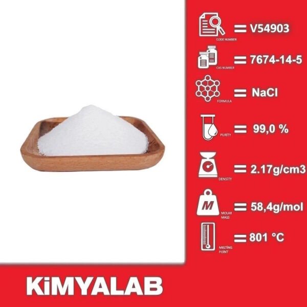 Kimyalab Sodyum Klorür MSDS Belgesi - Sodium Chloride NaCl