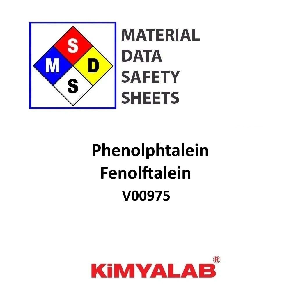 Fenolftalein MSDS Belgesi - Phenolphtalein %1