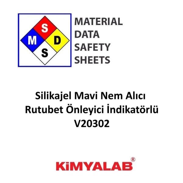 Silikajel Mavi MSDS Belgesi