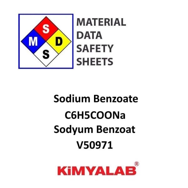 Kimyalab Sodyum Benzoat - MSDS Belgesi - Sodium Benzoate