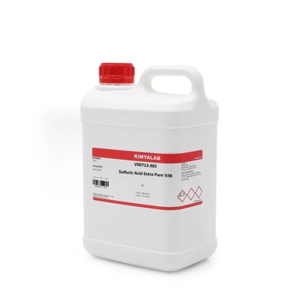 Sülfürik Asit %98 5Litre - Sulfuric Acid Extra Pure