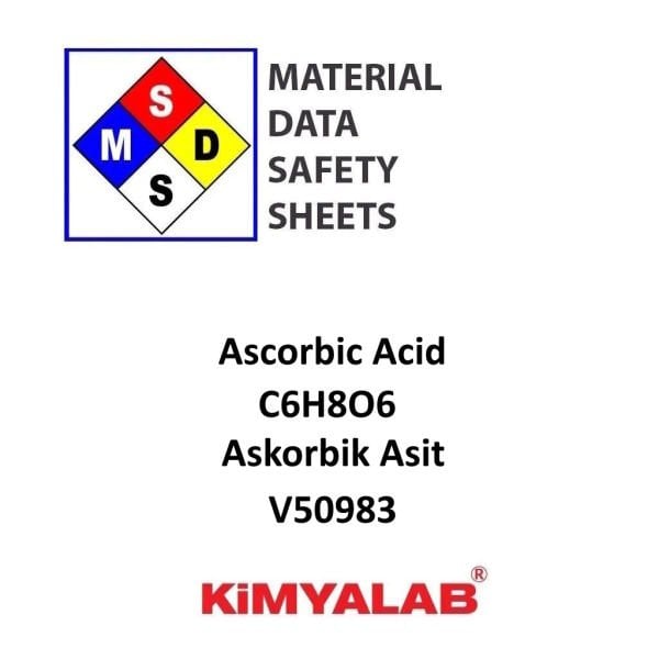Kimyalab Askorbik Asit MSDS Belgesi - Ascorbic Acid