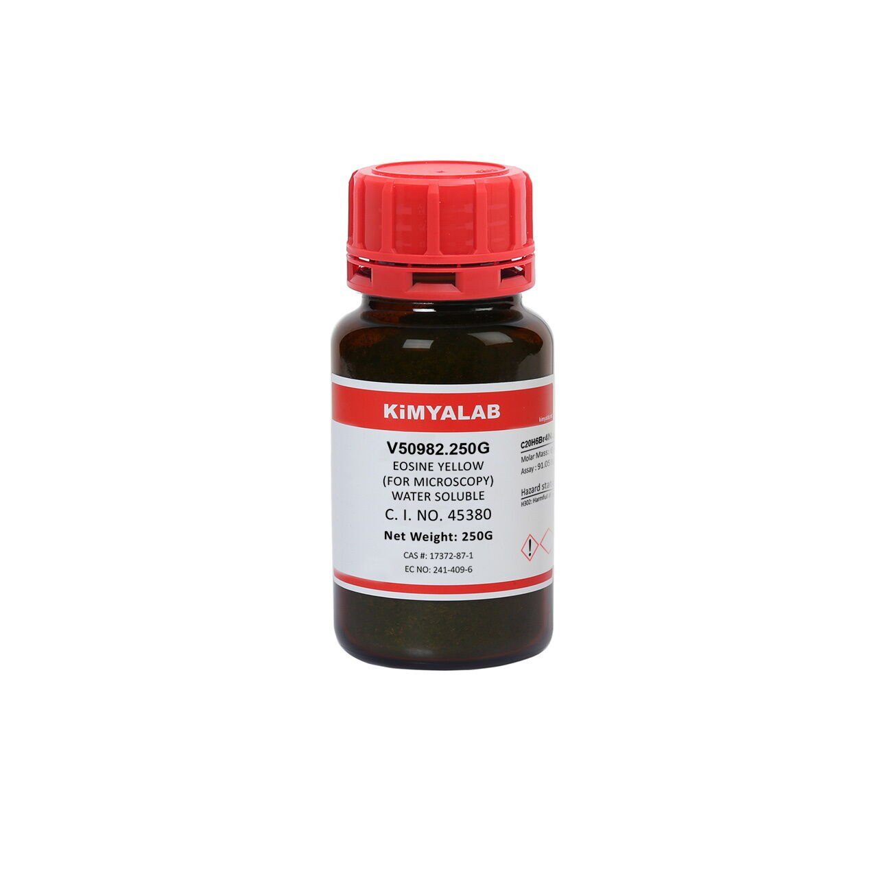 Kimyalab Eozin Sarısı 250g - Eosine Yellow For Microscopy Water Soluble