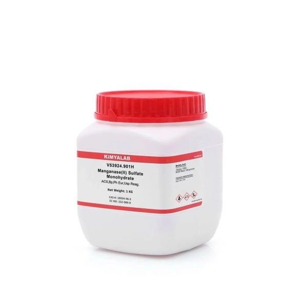 Mangan Sülfat Monohidrat 1 Kg - Mangan II Sülfat - Manganese Sulfate Monohydrate