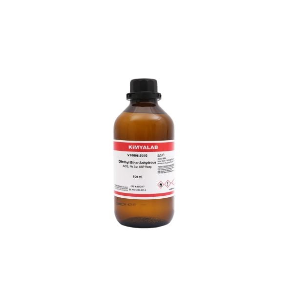 Kimyalab Dietil Eter 500ml - Diethyl Ether Anhydrous