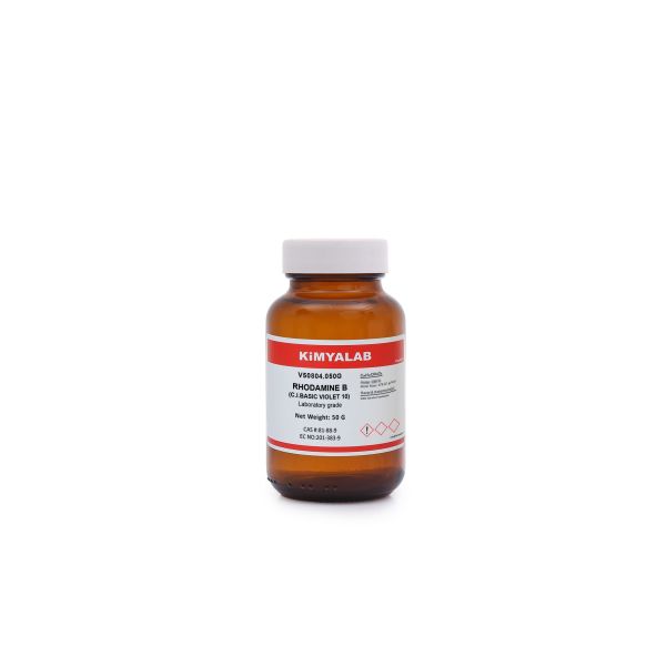 Kimyalab Rodamin B 50g - Rhodamine B (C.I.BASIC VIOLET 10)