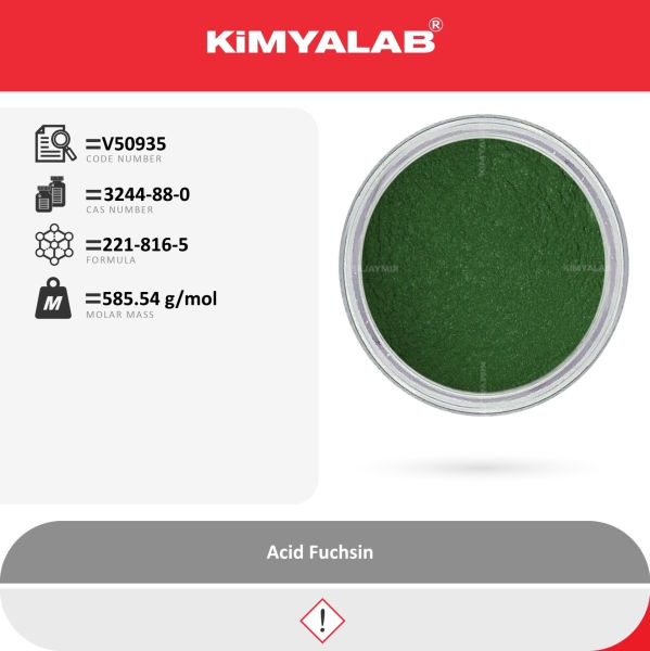 Kimyalab Asit Fuksin 25g - Acid Fuchsin - For Microscopy