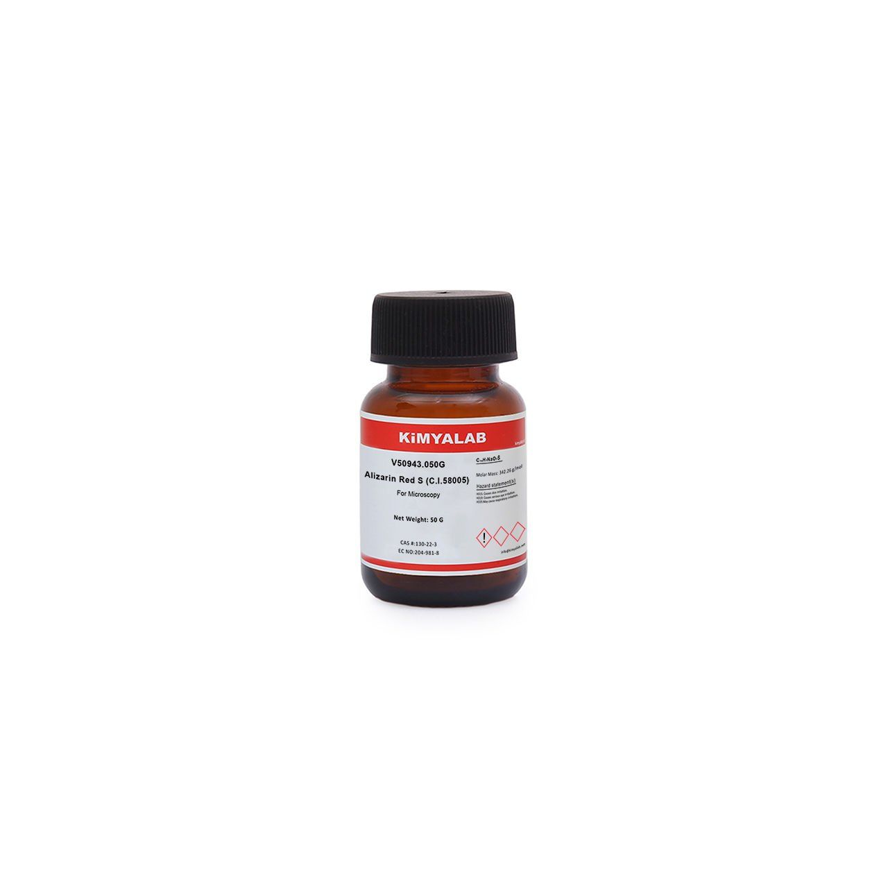 Kimyalab Alizarin Kırmızısı 50g - Alizarin Red S - For Microscopy