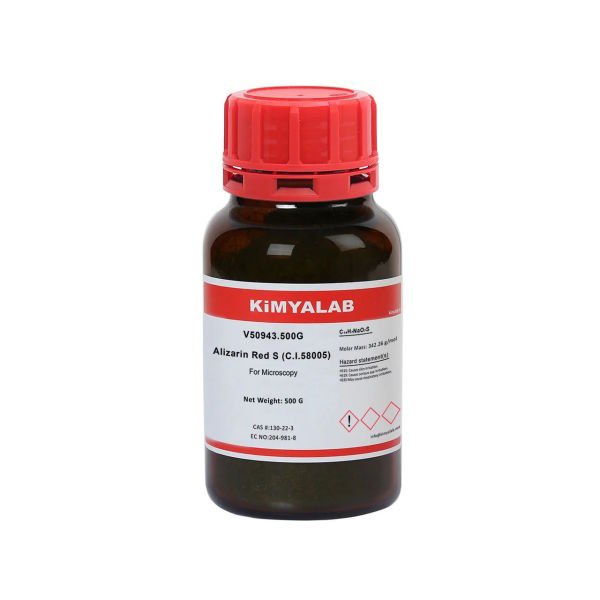 Kimyalab Alizarin Kırmızısı 500g - Alizarin Red S - For Microscopy