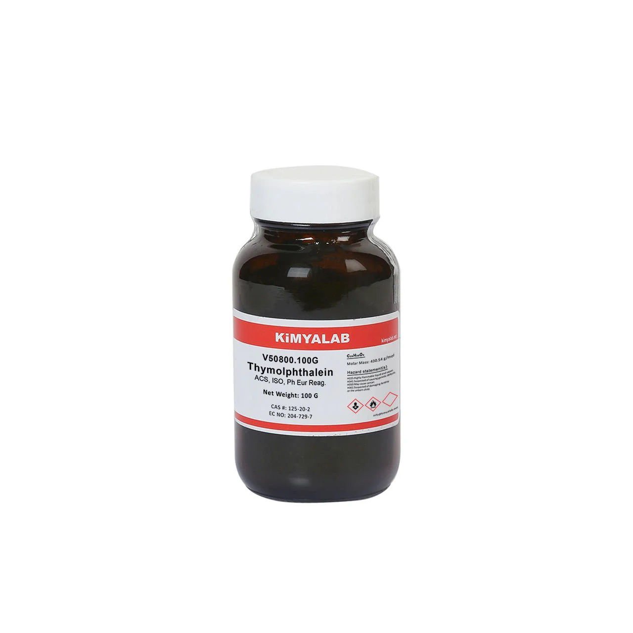 Kimyalab Timolftalein İndikatör 100g - Thymolphthalein