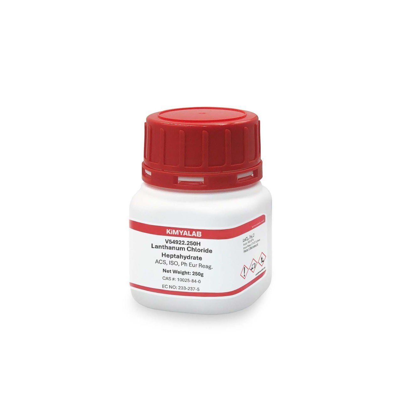 Kimyalab Lantan(III) Klorür Heptahidrat 250g - Lanthanum(III) Chloride Heptahydrate