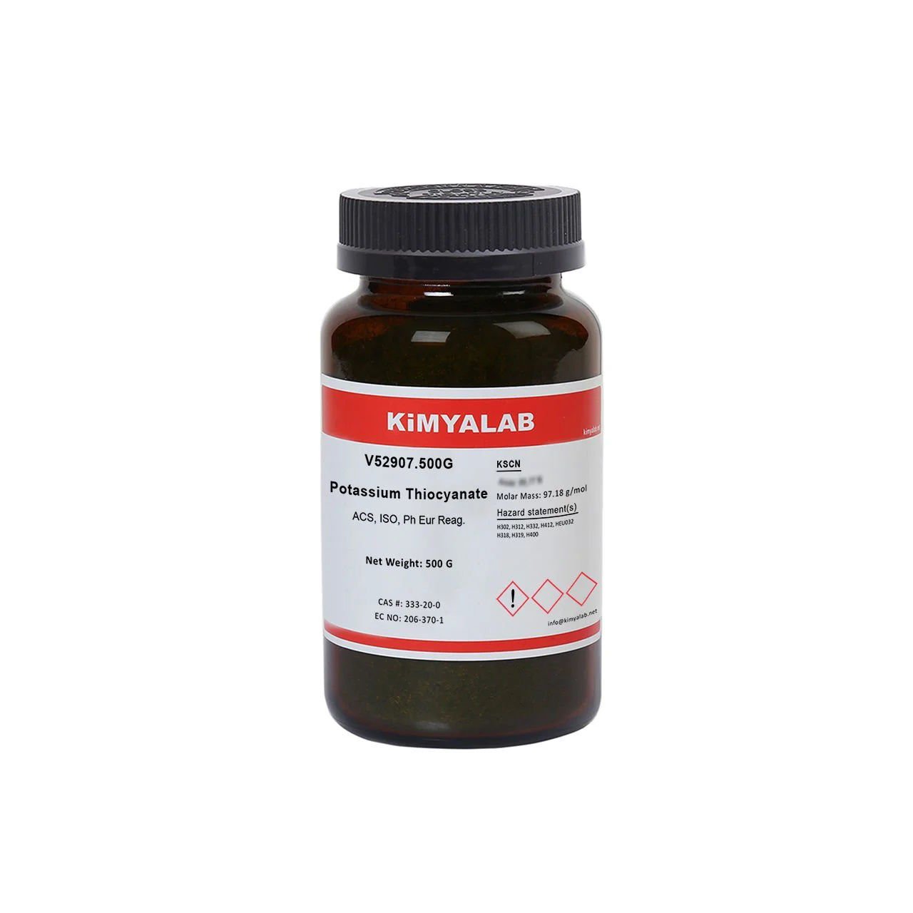 Kimyalab Potasyum Tiyosiyanat 500g - Potassium Thiocyanate