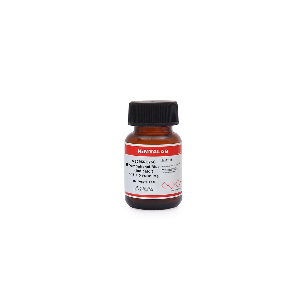 Kimyalab Bromofenol Mavisi İndikatör 25g - Bromophenol Blue