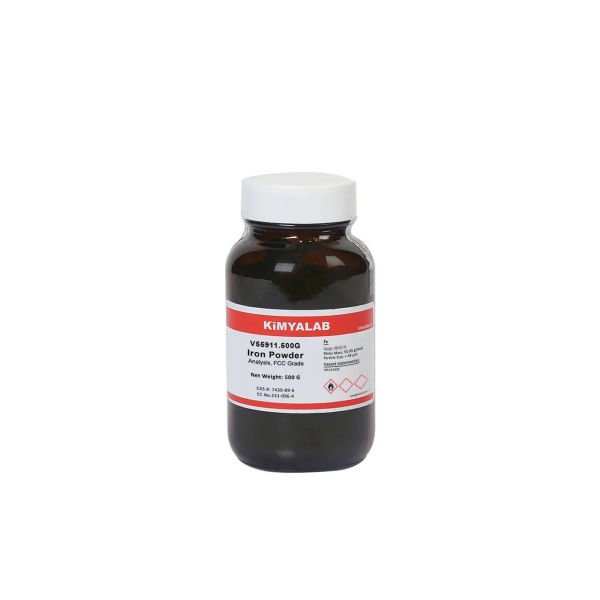 Kimyalab Demir Tozu 500g - Iron Powder 44 Microns - Food Grade