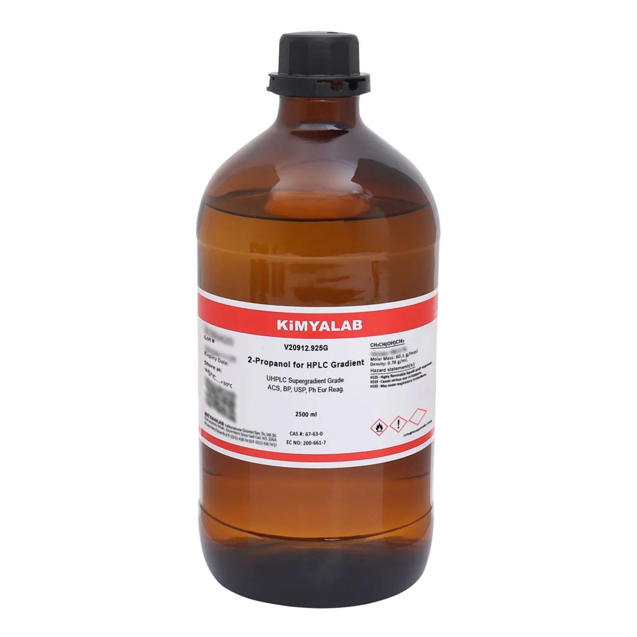 Kimyalab İzopropil Alkol - 2-Propanol HPLC Gradient