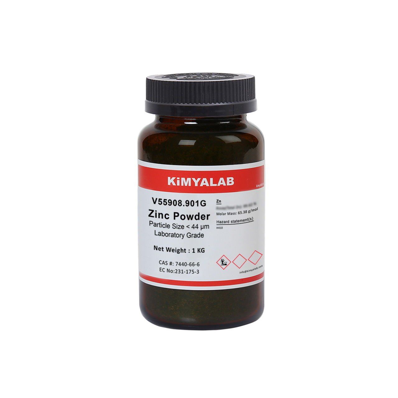 Kimyalab Çinko Tozu 1Kg - Zinc Powder - Laboratory Grade