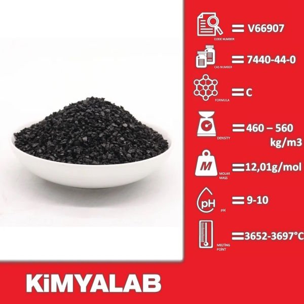 Kimyalab Aktif Karbon Granül 1 Kg - Activated Carbon Extra Pure