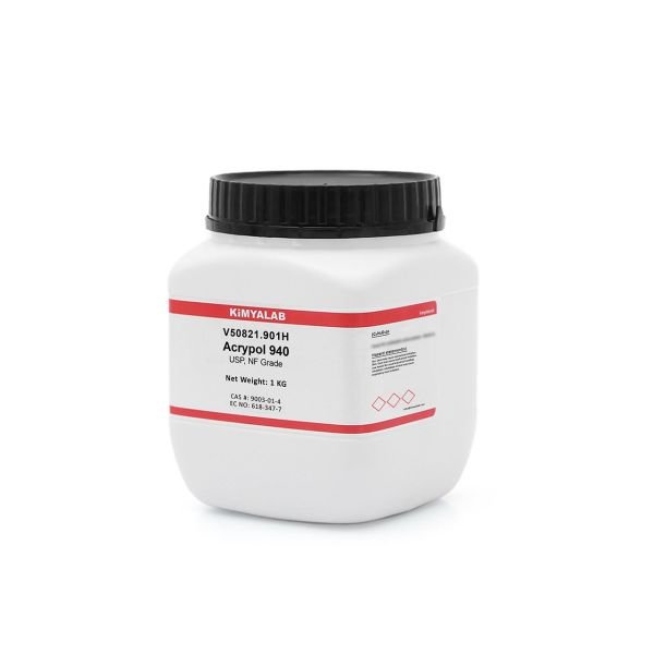 Kimyalab Karbopol - Karbomer 940 1 Kg - Farma Kalite - Carbomer - Acrypol 940