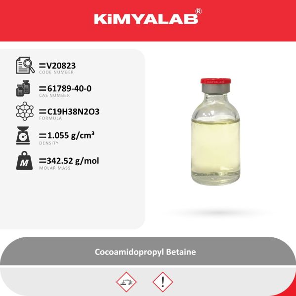 Kimyalab Kokamidopropil Betain 5 Kg - Betain 45 - Cocoamidopropyl Betaine - Betaine %45 - Cosmetic Grade